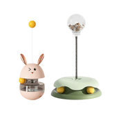 Đồ Chơi Cho Mèo Tương Tác Banh Xoay & Lật Đật Có Kèm Treat - Paddy Pet Shop